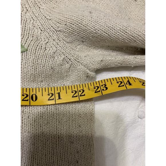 Crazy Horse-Liz Claiborne Silk Wool Embroidered Cardigan-Sz XL-Grandma-Retro - Picture 4 of 9